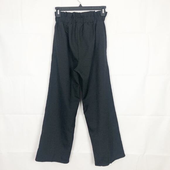 Aphrodite Women's Pants XS Pull On Paper Bag Waist Cropped Office Career Dressy - Picture 6 of 10